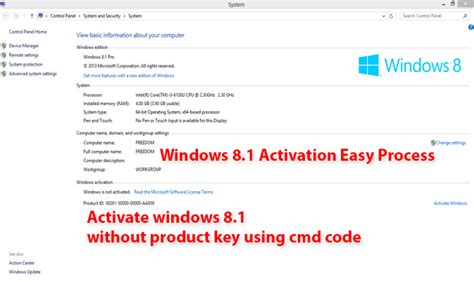 How to activate windows 8.1 without a product key
